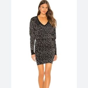 ALLSAINTS Roxanne Dress in Charcoal Grey